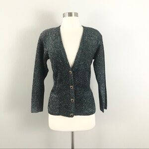 Adrienne Vittadini petite Cardigan Sweater Black